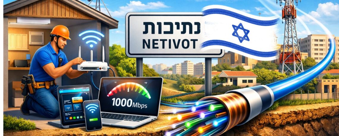 Подключить домашний интернет в Нетивот
